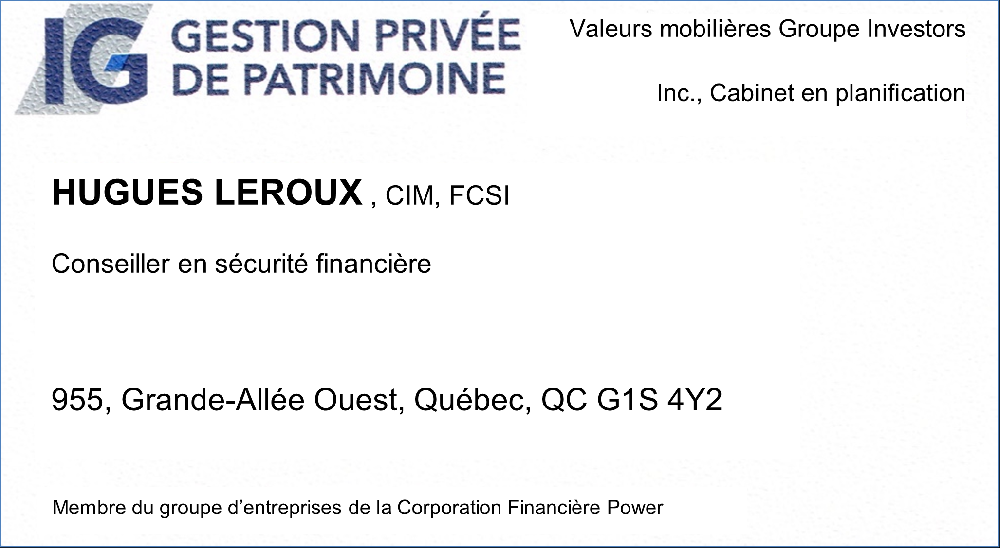 IG Gestion privée du patrimoine
