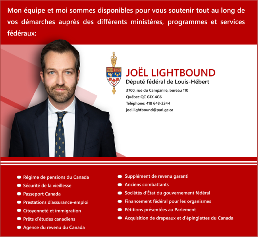 Joël Lightbound, Député fédéral de Louis Hébert