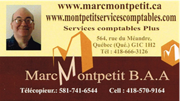 Marc Montpetit, services comptables