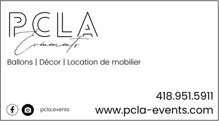 PCLA, ballons, décor, location de mobilier