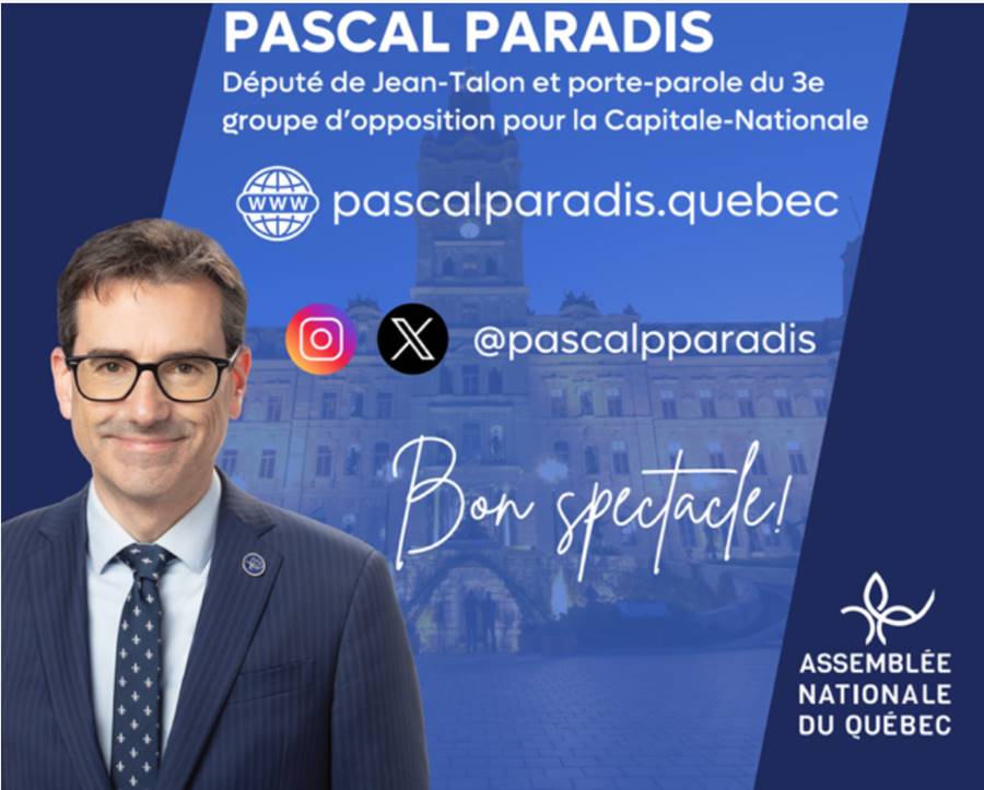 Pascal Paradis, député de Jean-Talon